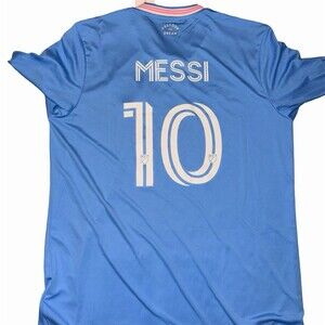 adidas Inter Miami CF Lionel Messi #10 Third Jersey Mens XL Blue Pink MLS